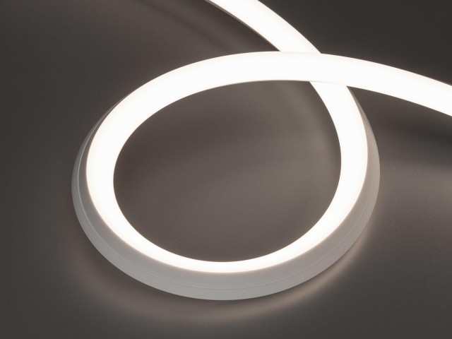 Лента герметичная MOONLIGHT-3D-A168-15x15mm 24V Day4500 (7.2 W/m, IP67, 2835, 5m, wire x1) (Arlight, Силикон) фото:1