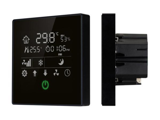 INTELLIGENT ARLIGHT Панель-термостат KNX-113-35-IN (AUX, 20-30V, ext.T-sensor) (IARL, IP20 Пластик, 2 года) фото:5