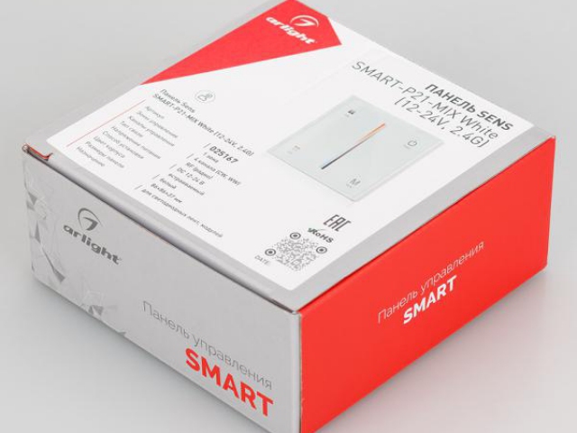 Панель Sens SMART-P21-MIX White (12-24V, 2.4G) (Arlight, IP20 Пластик, 5 лет) фото:4