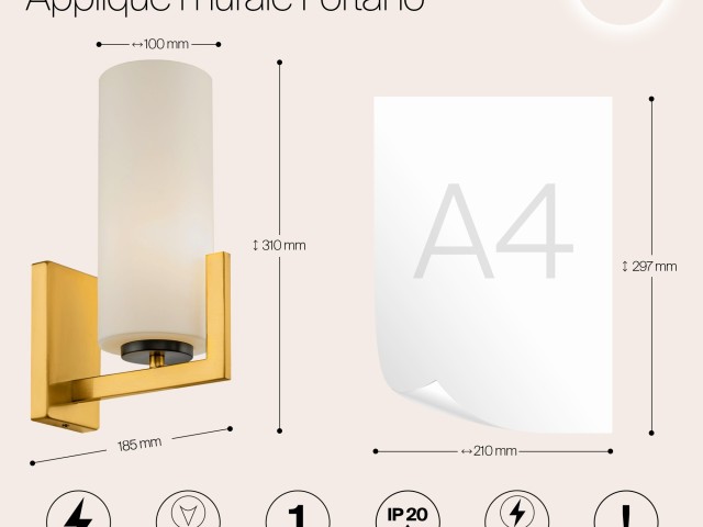 Настенный светильник (бра) Maytoni MOD089WL-01BS фото:14