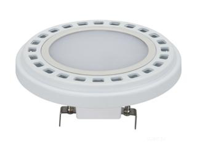 Лампа AR111-UNIT-G53-12W- Warm3000 (WH, 120 deg, 12V) (Arlight, Металл) фото:4
