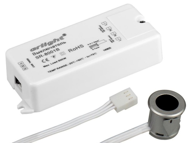 ИК-датчик SR-8001B Silver (220V, 500W, IR-Sensor) (Arlight, -) фото:6