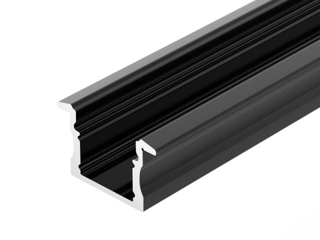 Профиль LINE-2315-F-2000 ANOD BLACK (Arlight, Алюминий) фото:3