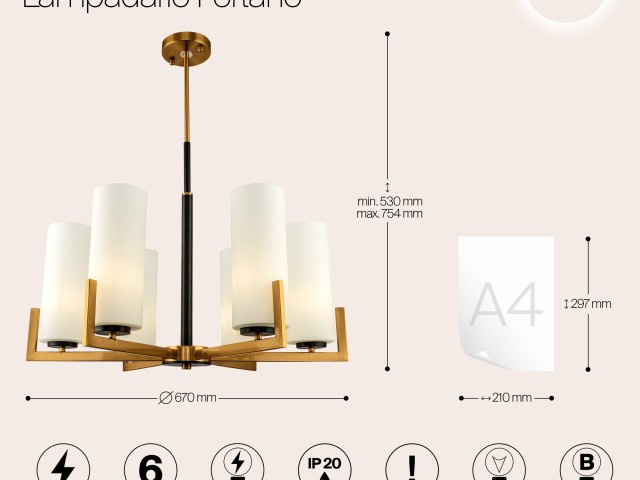 Люстра Maytoni MOD089PL-06BS фото:9