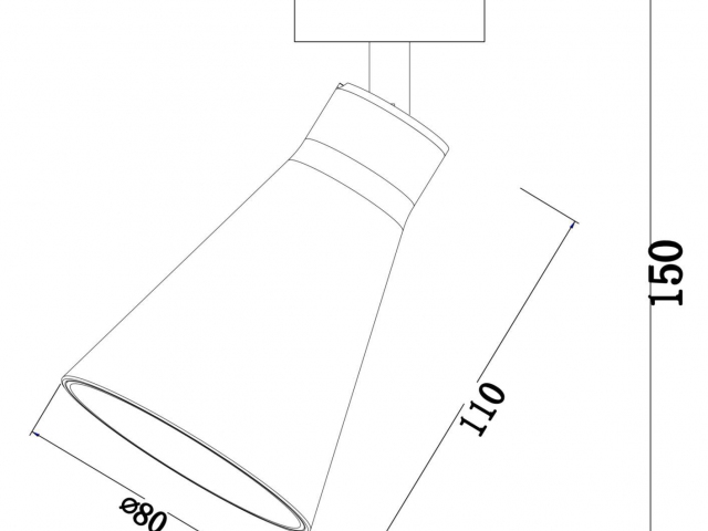 Потолочный светильник Technical C061CL-01W фото:17