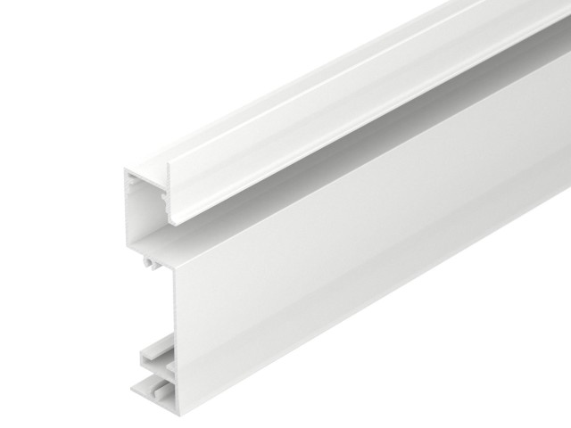 Профиль PLINTUS-H73-F-2000 WHITE (Arlight, Алюминий) фото:1