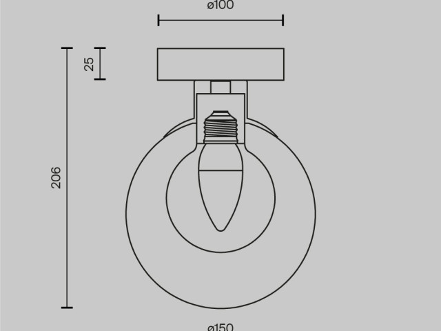 Настенный светильник (бра) Maytoni MOD521WL-01G1 фото:16