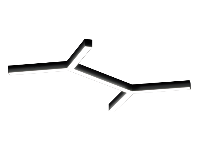 Светильник HOKASU Molecule S50 (RAL9005/6x410mm/LT70 — 4K/52W) фото:1