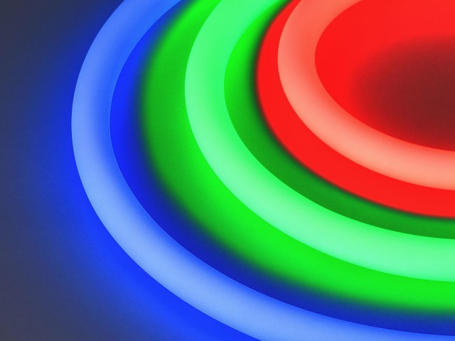 Лента герметичная MOONLIGHT-TOP-F280-D25mm 24V RGB 360deg (14.4 W/m, IP65, 3535, 5m, wire x1) (Arlight, Вывод прямой, 3 года) фото:3
