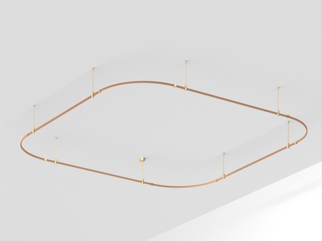 Основание ART-APRIORI-QUADRAT-SOFT-ROD-400-3500x3500 (GD) (Arlight, IP20 Металл, 3 года) фото:1
