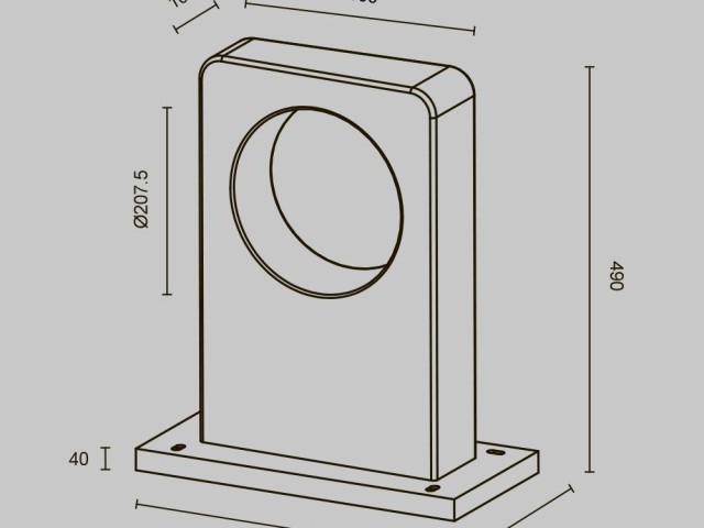 Ландшафтный светильник Outdoor O469FL-L7CM3K фото:4