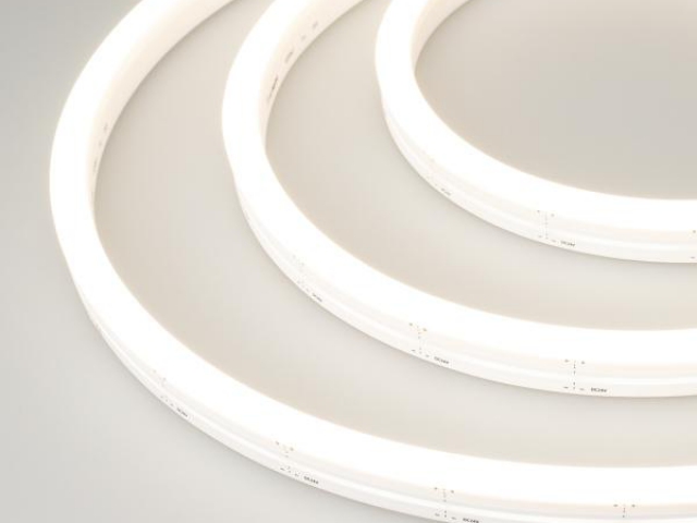 Лента герметичная MOONLIGHT-SIDE-A140-12x17mm 24V Day4000 (9.6 W/m, IP67, 5m, wire x2) (Arlight, Вывод боковой, 3 года) фото:3