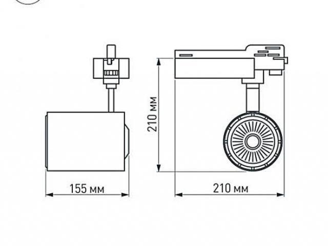 Светодиодный светильник LGD 1530 4TR Фото:1