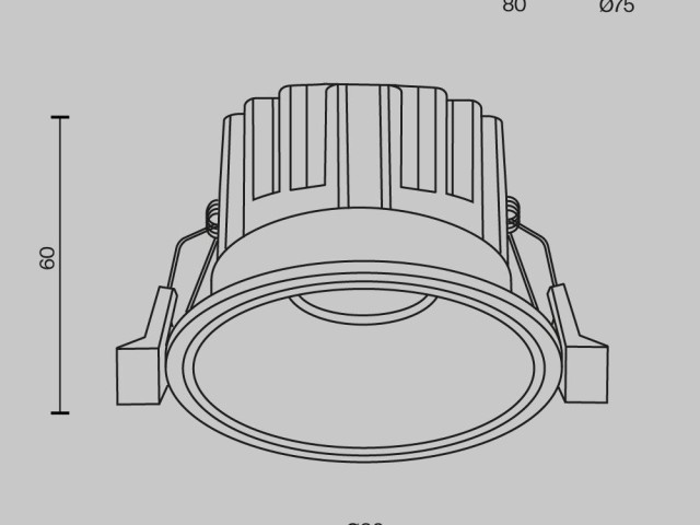 Встраиваемый светильник Technical DL058-12W3K-B фото:1