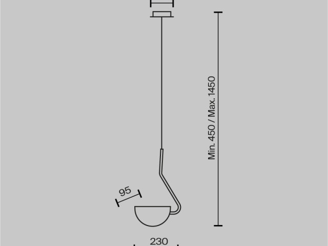 Подвесной светильник Maytoni MOD126PL-01B фото:1