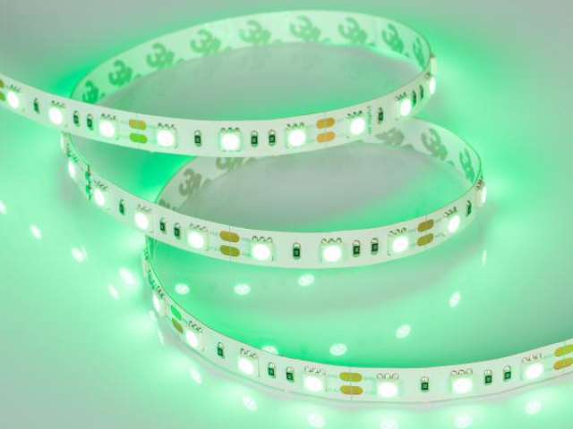 Лента RT 2-5000 12V Green 2x (5060, 300 LED, LUX) (Arlight, 14.4 Вт/м, IP20) фото:14