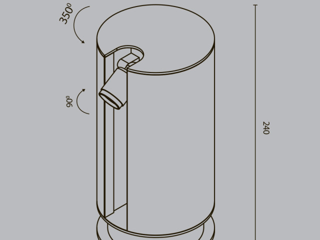 Ландшафтный светильник Outdoor O468FL-L3B3K фото:1