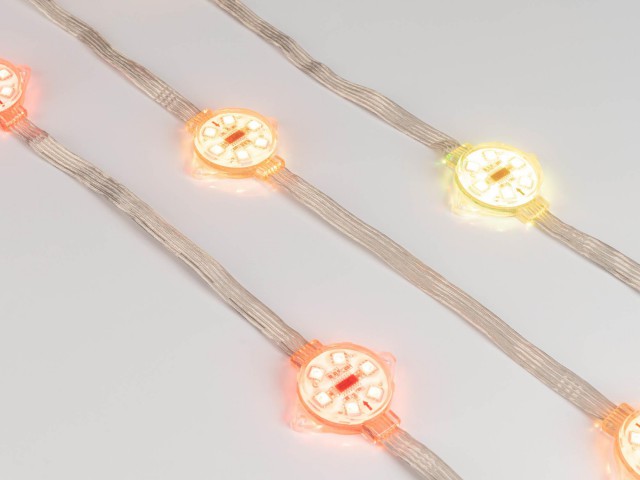 Модуль управляемый VISOR-DMX-5060-6-24V RGB 120deg (D40x12mm, 1.5W, IP68) (Arlight, Пластик, 3 года) фото:12