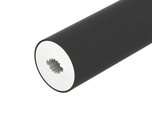 Силиконовый профиль WPH-FLEX-D22-360deg-S8-5m BLACK (Arlight, Силикон) фото:2