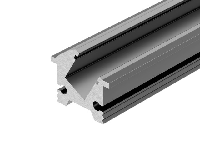 Профиль SL-BEVEL-H12-F13-2000 ANOD IRON GREY (Arlight, Алюминий) фото:1