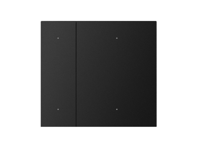 INTELLIGENT ARLIGHT Накладка панели KNX-23-2G-SUF Black (Backlight) (IARL, IP20 Металл, 2 года) фото:3