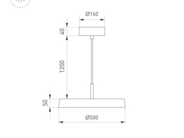 Светильник SP-ELEGANT-R500-37W Warm3000 (BK, 120 deg, 230V) (Arlight, IP20 Металл, 3 года) фото:6