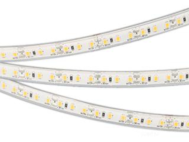 Лента герметичная RTW-PU-A120-10.5mm 12V Cool 8K (16.8 W/m, IP68, Wire 2m, 5m) (Arlight, -) фото:1