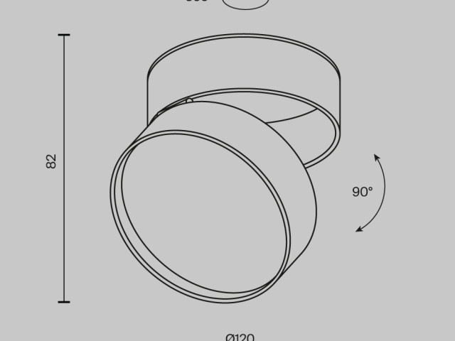 Потолочный светильник Technical C024CL-L18B4K фото:13