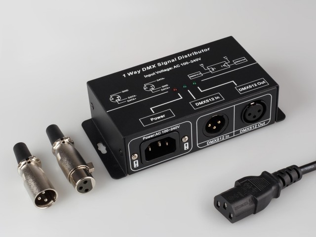 Усилитель DMX-сигнала LN-DMX-1CH (220V) (Arlight, IP20 Металл, 1 год) фото:4