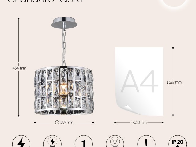 Люстра Maytoni MOD184-PL-01-CH фото:11