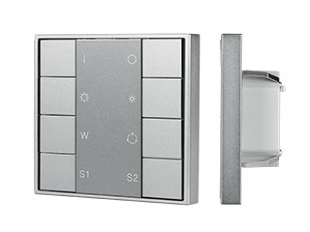 INTELLIGENT ARLIGHT Кнопочная панель DALI-201-23-1G-2SC-RGBW-DT8-IN Silver (BUS, Frame) (IARL, IP20 Металл, 3 года) фото:1
