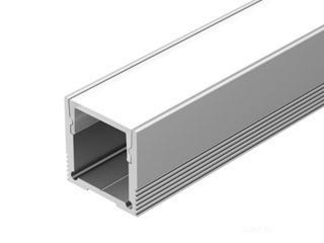 Профиль с экраном SL-SLIM20-H20-2000 ANOD+OPAL (Arlight, Алюминий) фото:3