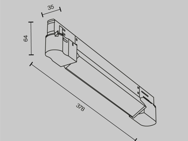 Трековый светильник Technical TR196-3-10W4K-W фото:1