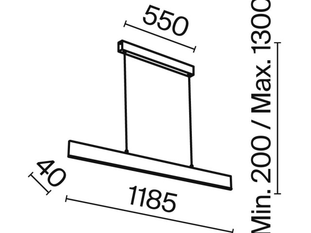 Подвесной светильник Technical P010PL-L30W4K фото:25