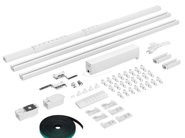 Карниз для штор с электроприводом CNK-M1-TY-RF-3M (Arlight, IP20 Металл, 5 лет) фото:1
