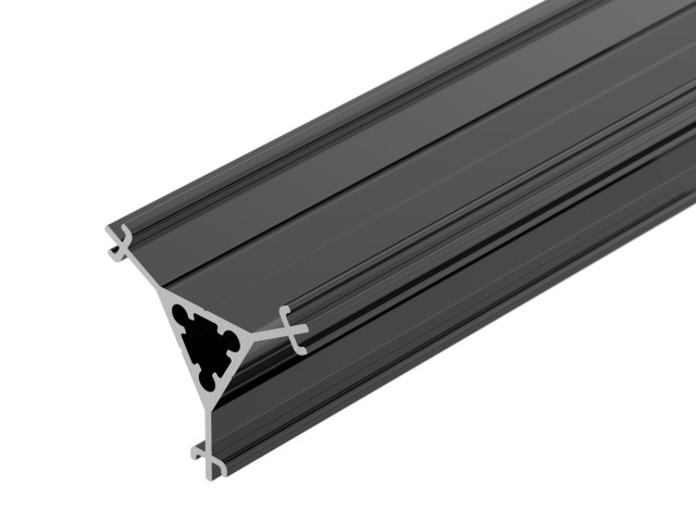 Профиль ROUND-D36-360-2500 ANOD BLACK (Arlight, Алюминий) фото:7