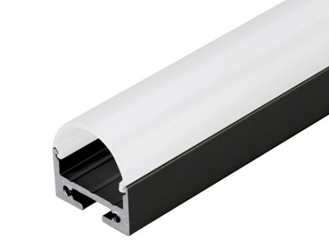Профиль с экраном SL-LINE-2011M-2500 BLACK+OPAL ROUND (Arlight, Алюминий) фото:11