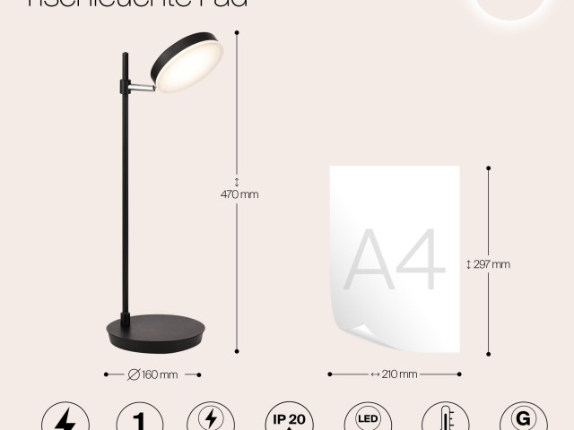 Настольный светильник Maytoni MOD070TL-L8B3K фото:7