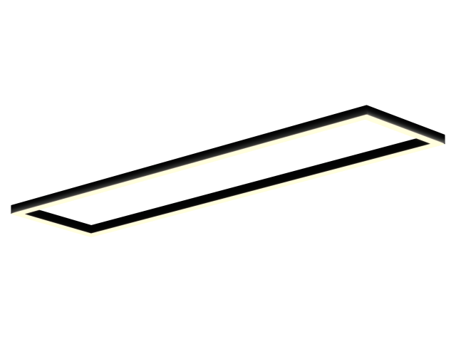 Светильник Рамка S50 (RAL9005/2498x617mm/LT70 — 3K/130W) фото:1
