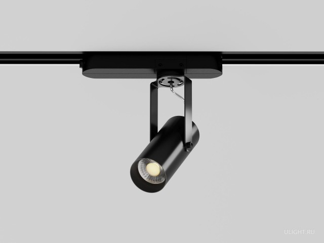 Трековый светильник HOKASU Tube Clip TR4 (85-160/ral9005 – 20w/4090/24deg) фото:6