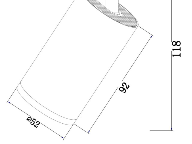Потолочный светильник Technical C058CL-01W фото:1