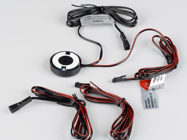 Диммер SR-PRIME-MIRROR-R35-BK (12-24V, 48-96W, PROXIMITY SENSOR) (Arlight, IP20 Пластик, 2 года) фото:3