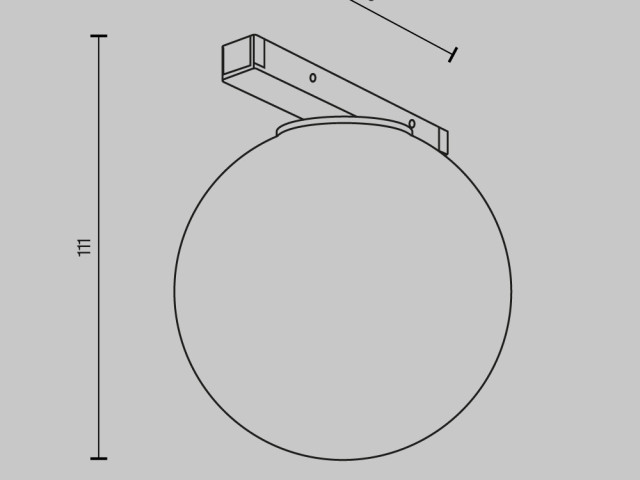 Трековый светильник Technical TR177-1-5WTW-B фото:4