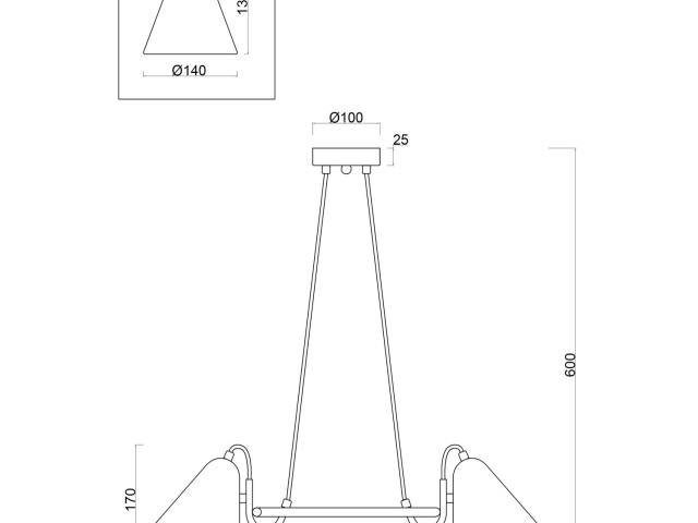 Подвесной светильник Freya FR8001PL-03WG фото:7