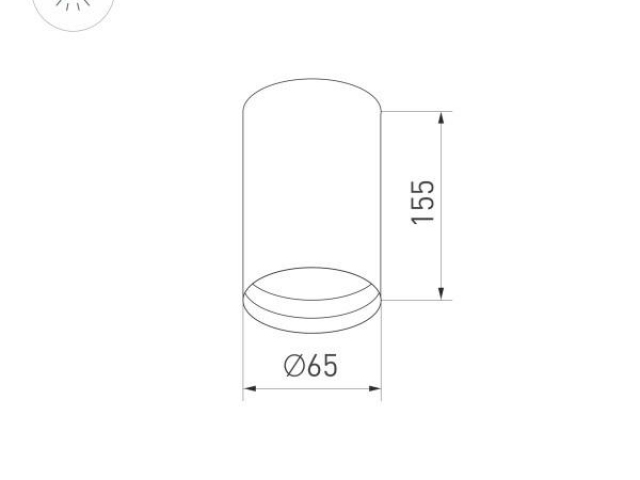 Светильник SP-POLO-SURFACE-R65-8W Warm3000 (BK-WH, 40 deg) (Arlight, IP20 Металл, 5 лет) фото:23
