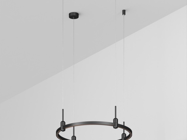 Основание ART-APRIORI-ROUND-HANG-R600 (BK) (Arlight, IP20 Металл, 3 года) фото:1