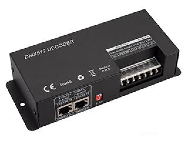 Декодер ARL-7022-DMX (12-24V, 3x8A, DMX512, XLR3) (Arlight, IP20 Металл, 3 года) фото:14