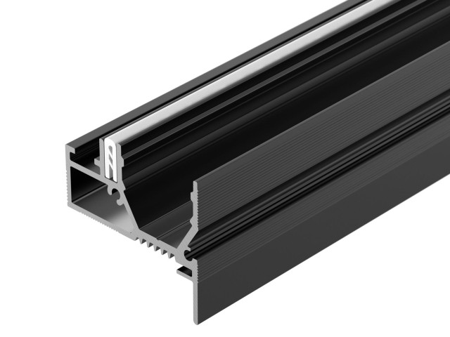 Профиль STRETCH-20-WALL-D-SIDE-2000 BLACK (Arlight, Алюминий) фото:7