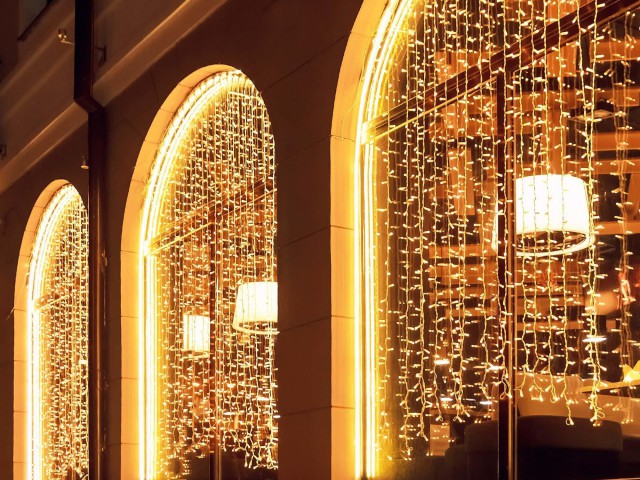 Светодиодная гирлянда ARD-CURTAIN-CLASSIC-2000x9000-CLEAR-2200LED-WATERFALL White (230V, 180W) (Ardecoled, IP65) фото:5
