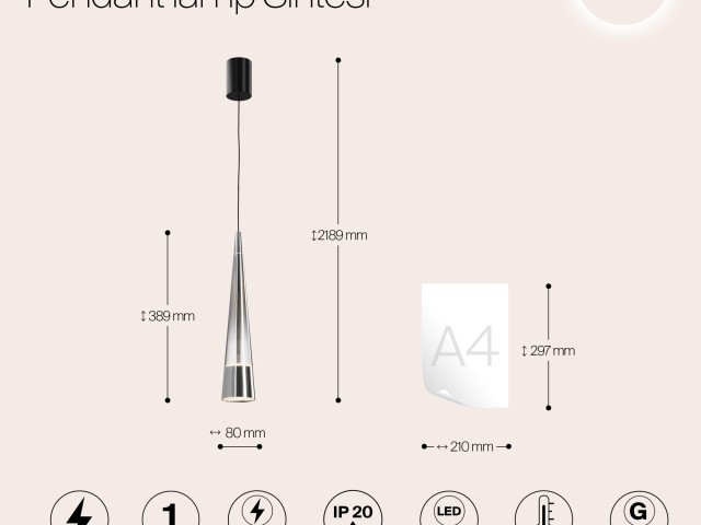 Подвесной светильник Maytoni P090PL-L12CH3K фото:9